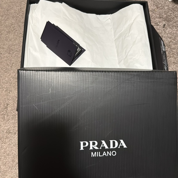 PRADA Wheel Re-Nylon Gabardine Sneakers w/ Pouch (Size 37) - Picture 2 of 5